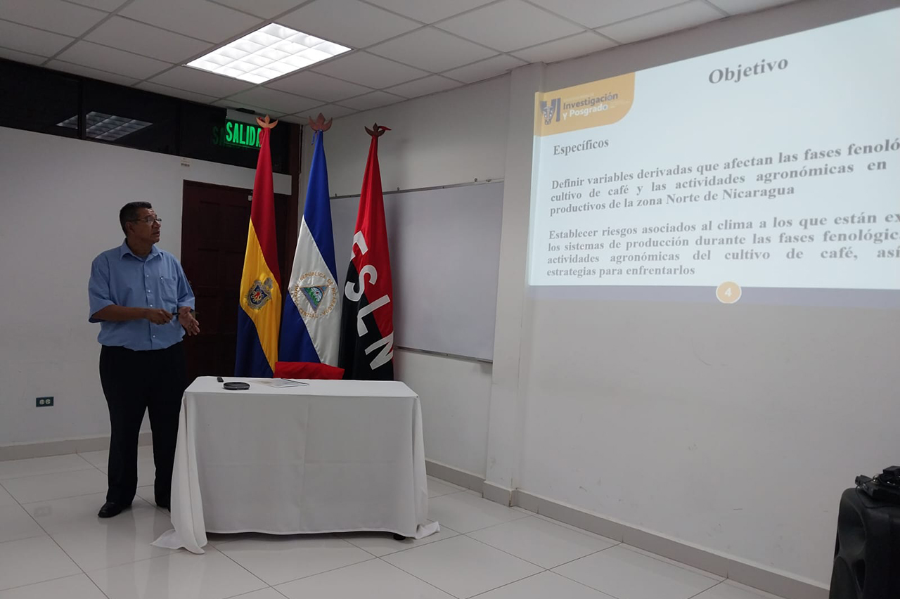 Ing. Roberto Larios, Universidad Nacional Agraria, Nicaragua