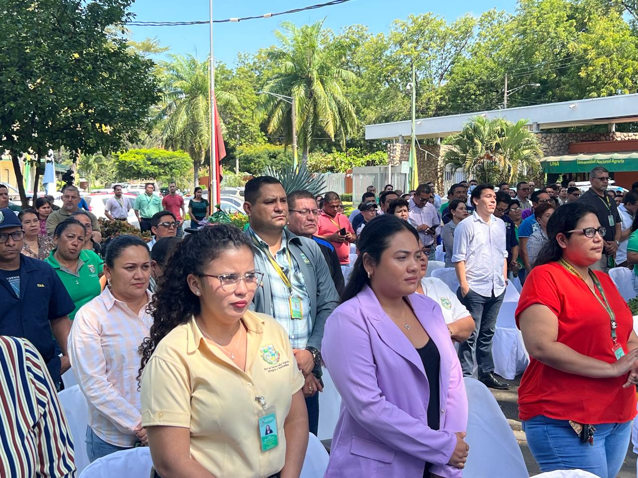 Comunidad Universitaria UNA en misa 2024