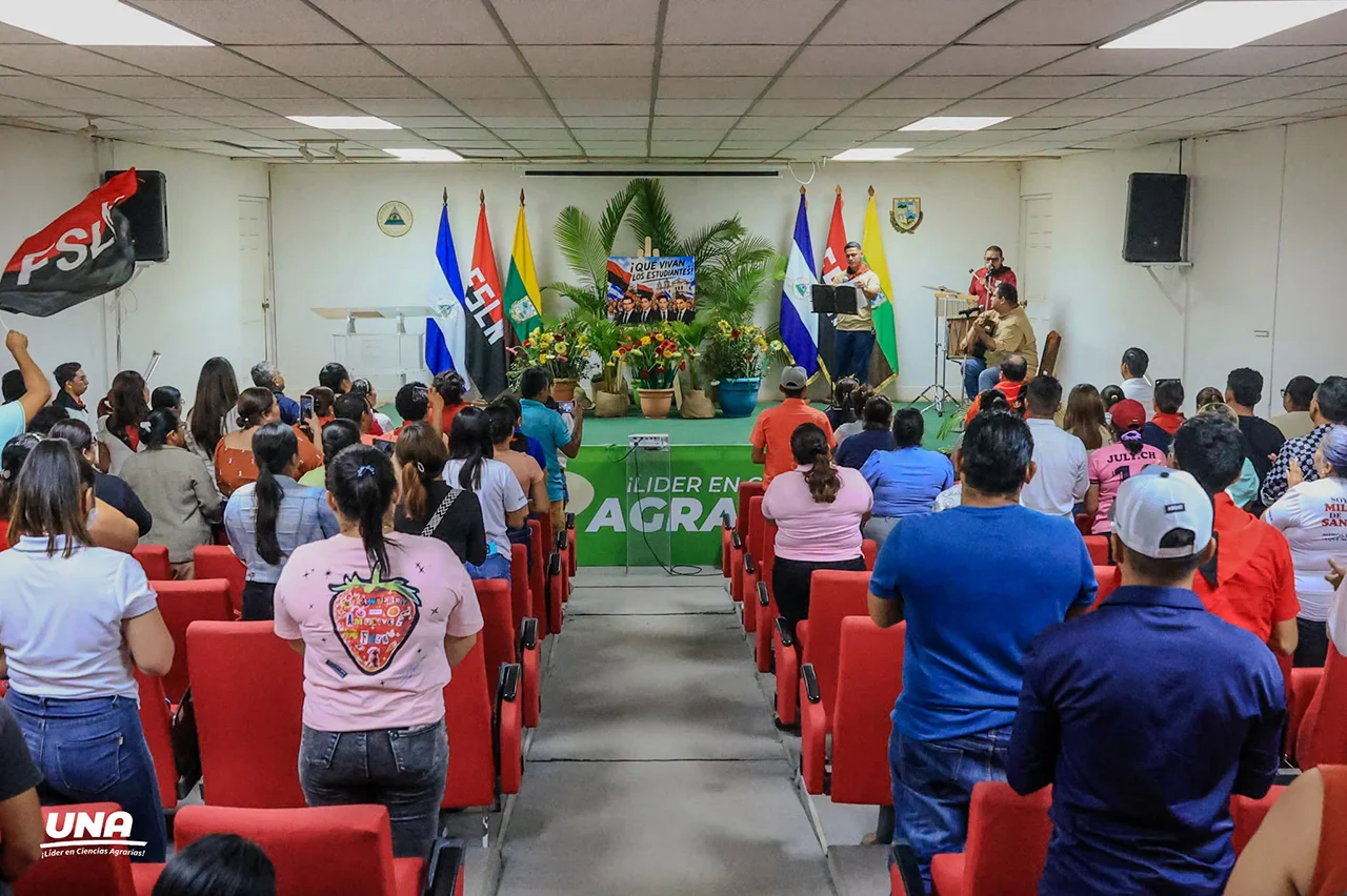 Festival Artístico Revolucionario en conmemoración del Día Nacional del Estudiante y el 65 aniversario de fundación del FSLN