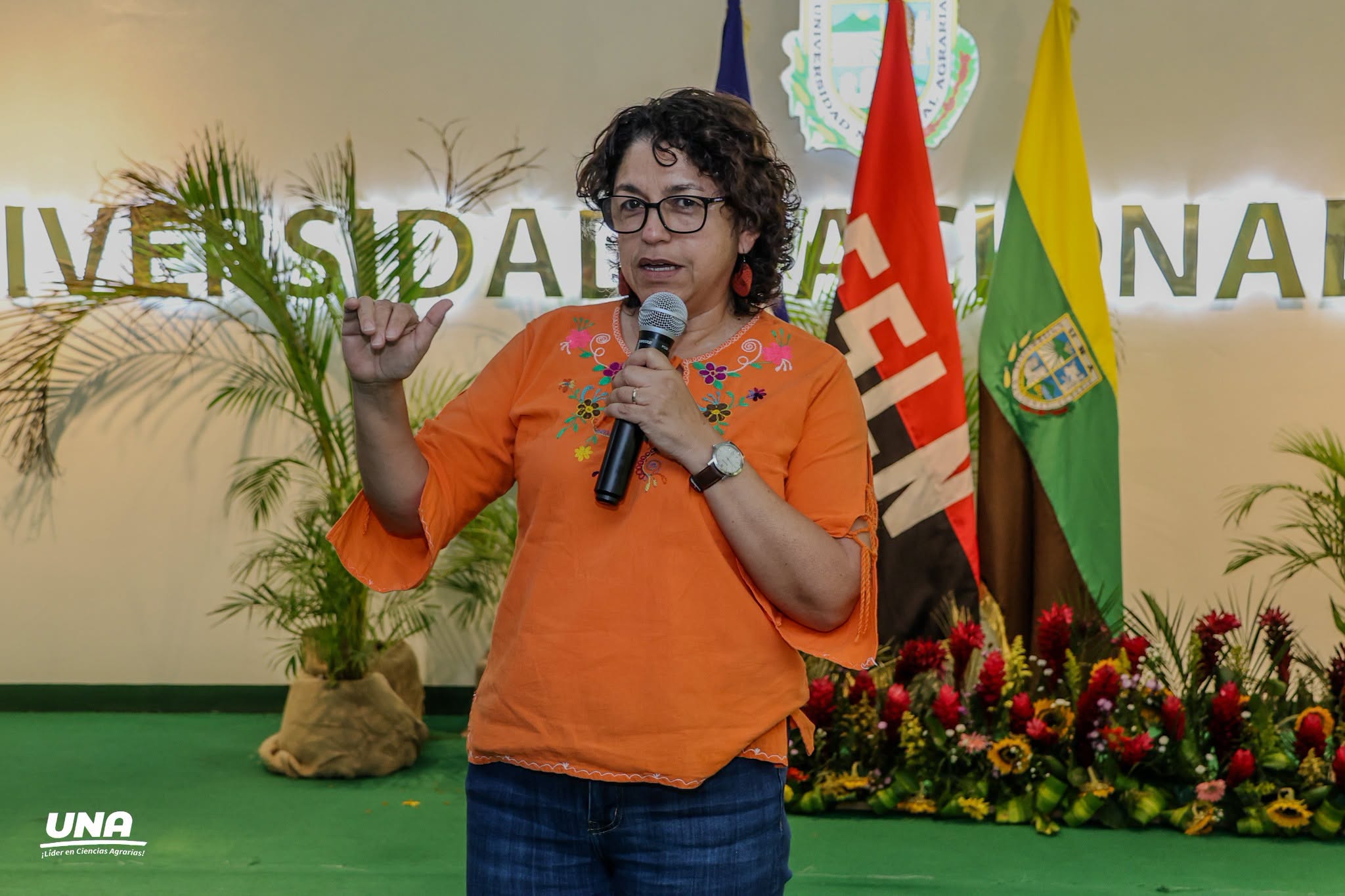 Luz Adilia Luna, vicerrectora UNA
